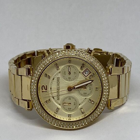 Michael Kors Parker MK5354 Womens Stainless Steel Analog Dial Quartz Watch NO105 - Picture 7 of 12